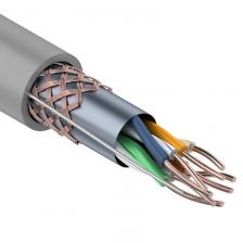 Кабель витая пара SF/UTP, CAT 5e, PVC, 4PR, 24AWG, INDOOR, SOLID, серый, 305м, REXANT, цена за 1 бухта