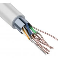 Кабель витая пара FTP REXANT CAT 6, ZH нг(А)-HF, 4PR, 23AWG серый, 305м 01-0167