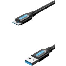 Кабель для мобильных устройств Кабель USB3.0 VENTION COPBF, USB 3.0 A(m) - micro USB 3.0 B (m), круглое, 1м