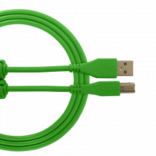 UDG Ultimate Audio Cable USB 2.0 A-B Green Straight 1 m