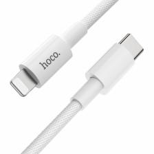 Белый усиленный кабель USB Type-C / Lightning Hoco X56 1m – фото 3