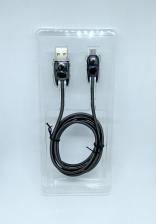 Кабель Hoco U30 Shadow Knight USB-micro USB 2.4А USB 2.0 (1.2 м) METALL – фото 2