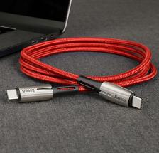 Красный кабель USB Type C/USB Type C Baseus Water Drop 1m – фото 4