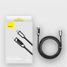 Кабель Xiaomi Baseus Display Fast Charging Data Cable Type-C to Lightning 20W 1m Black (CATLSK-01) – фото 4