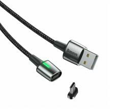 Черный USB-кабель/Type-C Baseus Zinc Magnetic 1m