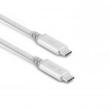 Кабель Moshi Integra USB-C to USB-C 2 м Silver