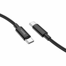 Черный кабель USB Type-C/USB Type-C Hoco X68 100W 2m