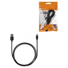 Дата-кабель, ДК 2, USB - USB Type-C, 1 м, черный, TDM, цена за 1 шт