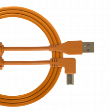 UDG Ultimate Audio Cable USB 2.0 A-B Orange Angled 1 m