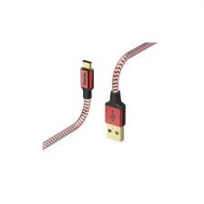 Кабель Hama 00178296 USB Type-C (m) USB A(m) 1.5м красный