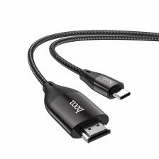 Черный кабель Type-C to HDMI Hoco UA16 2m – фото 2