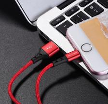Кабель Lightning/USB Borofone BX20 Enjoy 1m Red – фото 3