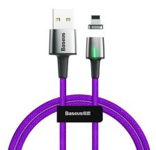 Фиолетовый USB-кабель/Lightning Baseus Zinc Magnetic 1m – фото 1
