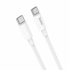 Белый кабель USB Type-C/USB Type-C Hoco X68 100W 1m – фото 2