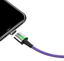 Фиолетовый USB-кабель/Lightning Baseus Zinc Magnetic 1m – фото 2