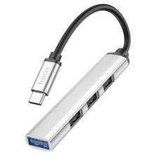 USB Type-C хаб Hoco HB26 (USB 3.0 + 3 USB 2.0) – фото 1
