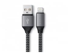 Кабель Satechi USB A to Lightning, MFI, 0,25м, Серый ST-TAL10M