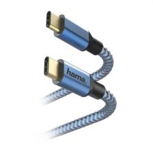 Кабель USB Type-C Hama 1,5 м USB Type-C Blue (00183288)