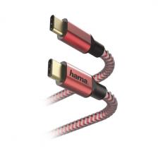 Кабель USB Type-C Hama 1,5 м USB Type-C Red (00183289)