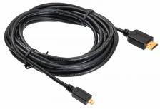 Кабель аудио-видео Buro HDMI (m)-Micro HDMI (m) 5м черный