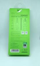 Кабель Hoco U30 Shadow Knight USB-micro USB 2.4А USB 2.0 (1.2 м) METALL – фото 1