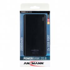 Внешний аккумулятор ANSMANN 1700-0068 Powerbank 20800mAh в комплекте с шнуром USB-microUSB BL1 – фото 1