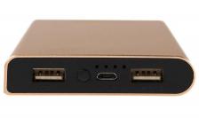 Пауэрбанк Intro PB10, 10 000 мАч, золотистый, 2 разъема USB – фото 2