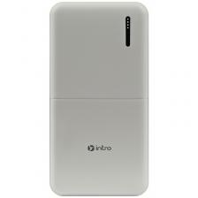 Power bank портативное зарядное устройство Intro ZX10 10000mAh белый, цена за 1 шт