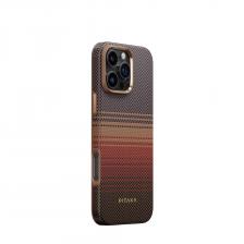Противоударный чехол Pitaka Military-Grade Protective Case для iPhone 16 Pro Sunset