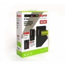 Адаптер для ноутбуков Storm /+, 65W, USB(2.1A), slim design + micro charger USB (MCM1) [SLU65]