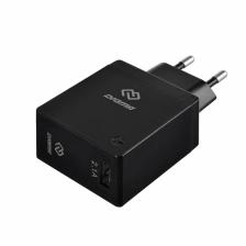 Сетевое зарядное устройство DIGMA DGWC-1U-2.1A-BK, 1xUSB, 2,1 A, black