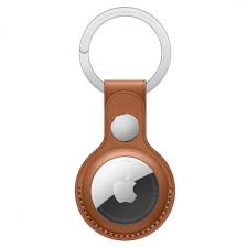 Брелок Apple AirTag Leather Key Ring Saddle Brown (MX4M2ZM/A)