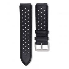 Кожаный перфорированный ремешок Mijobs для Amazfit Bip/Bip Lite/GTR 42mm/GTS, 20 мм. (черный) Кожаный перфорированный ремешок Mijobs для Amazfit Bip/Bip Lite/GTR 42mm/GTS, 20 мм. (черный)