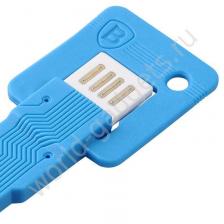 Lightning - брелок BASEUS Key Design для iPhone / iPad / iPod Touch (голубой) – фото 3