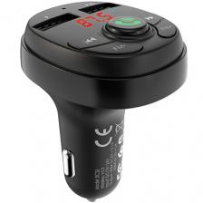 Автомобильный адаптер Borofone , 2.1А/Bluetooth/MP3-плеер через FM-трансмиттер BC26 Black