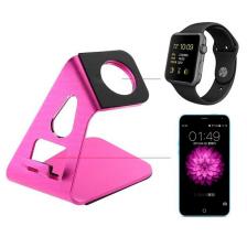 Розовая подставка для Apple Watch Metal Stand – фото 4