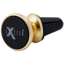 Держатель смартфона iXtech IX-60 магнитный в дефлектор, Gold