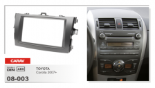 Carav 08-003 | 2DIN переходная рамка Toyota Corolla 2007-2013 – фото 3