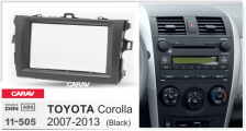 Carav 11-505 | 2DIN переходная рамка Toyota Corolla 2007-2013 – фото 2
