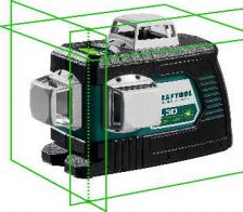 Лазерный инструмент Зеленый лазерный нивелир KRAFTOOL LL 3D 34641