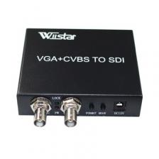 Конвертер RCA (CVBS) + VGA в SDI
