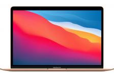 13.3" Ноутбук Apple MacBook Air 13 Late 2020 (2560x1600, Apple M1 3.2 ГГц, RAM 8 ГБ, SSD 512 ГБ, Apple graphics 8-core), MGNE3RLL/A, золотой