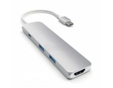 Док-станция Satechi Aluminum Type-C Slim Multi-Port Adapter 4K (2xUSB 3.0, USB Type-C, HDMI), Серебристый ST-CMAS Док-станция Satechi Aluminum Type-C Slim Multi-Port Adapter 4K (2xUSB 3.0, USB Type-C, HDMI), Серебристый ST-CMAS