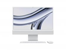 Apple iMac 24" Retina 4,5K, M3 (8C CPU, 10C GPU, 2023), 8 ГБ, 256 ГБ SSD, серебристый MQRJ3