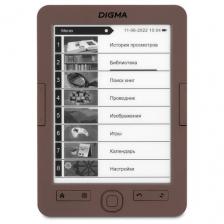 Электронная книга Digma E60C, 6", коричневый