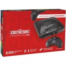 Игровая консоль RETRO GENESIS 600 игр, Remix, черный