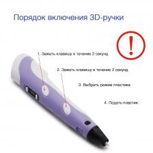 3D ручка 3DPen 3DPEN-2 3D ручка 3DPEN и 3 рулона из безопасного PLA пластика – фото 2