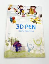 3D ручка 3D Pen 2 + 170 м пластика (15 цветов, светящийся, хрустальный) + книжка с трафаретами (40 штук трафаретов) + термоковрик + подставка. Цвет: фиолетовый. – фото 4