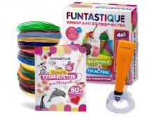 3D ручка Funtastique Cleo с подставкой + PLA-пластик 20 цветов + Книжка с трафаретами, для девочек 4-1-FPN04O-PLA-20-SB-GIRLS 3D ручка Funtastique Cleo с подставкой + PLA-пластик 20 цветов + Книжка с трафаретами, для девочек 4-1-FPN04O-PLA-20-SB-GIRLS