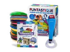 3D ручка Funtastique Cleo для мальчиков с подставкой + PLA-пластик 20 цветов и книжка с трафаретами 4-1-FPN04U-PLA-20-SB-BOYS 3D ручка Funtastique Cleo для мальчиков с подставкой + PLA-пластик 20 цветов и книжка с трафаретами 4-1-FPN04U-PLA-20-SB-BOYS